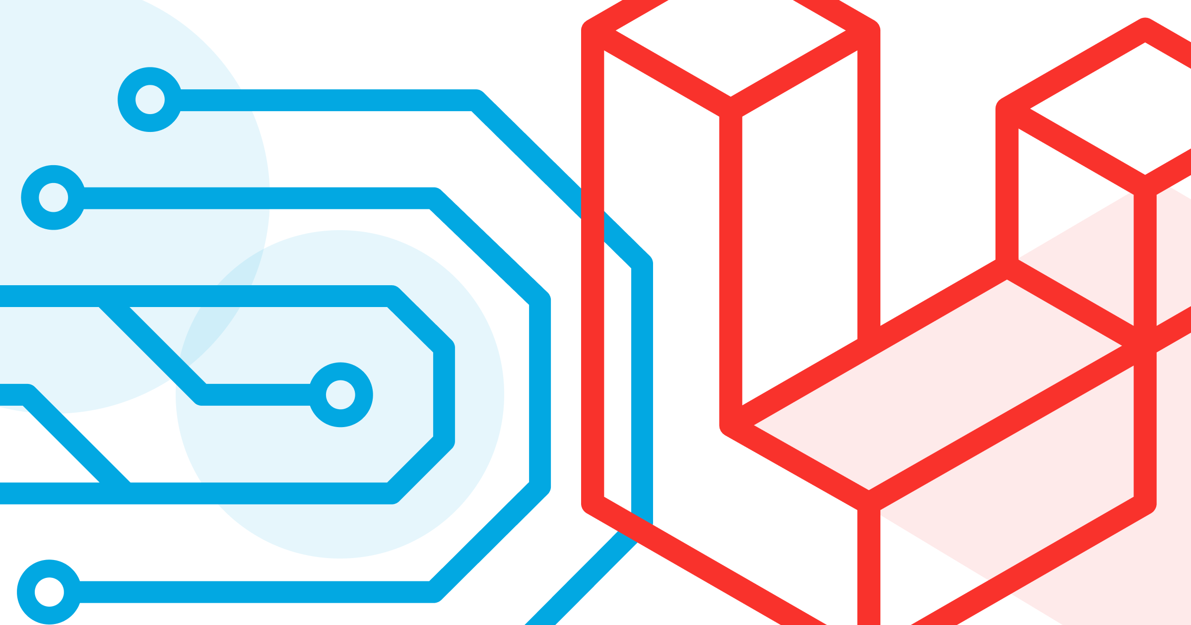 Illustration of intertwined DDEV and Laravel logos